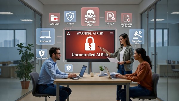 Small business AI security banner image